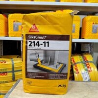 Sikagrout 214-11 -Vữa rót gốc xi măng, bù co ngót, trộn sẵn chông thấm cổ ống (bao 25kg)