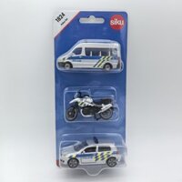 Siku Séc Xe Cảnh Sát Sơn Xe Máy Ô Tô Van 3 Hợp Kim Đồ Chơi Mô Hình