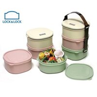 [Sỉ=lẻ] Cặp Lồng Cơm 3 Tầng Lock&Lock HPL771 680ml