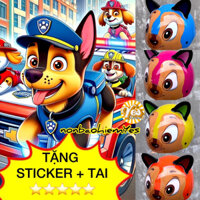 {Sỉ&Lẻ} Mũ bảo hiểm Chó Cứu Hộ Paw Patrol cao cấp TẶNG TAI + STICKER