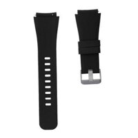 Silicoine Waterproof Fitness Sports Smart Wear Bracelet Strap Bandage Wristband with Metal Buckle for  Samsung Gear S3 Classic Smart Watch - Black