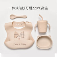 Silicone Baby Food Free Wash và Oil-Proby Baby Bổ sung Túi gạo không thấm nước Super Soft Saliva Ta