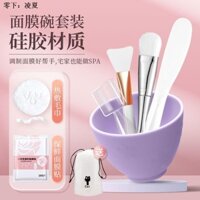 Silicone Bộ Tô Và Cọ Phết Mặt Nạ Làm Đẹp Bằng Silicon Mềm