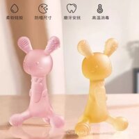 Silicone Carrot Rabbit Tooth Gum Baby Rabbit Tooth Gum Ngồi và đứng Thỏ Tooth Carrot Rabbit Nano Tooth Baby Tooth Gum