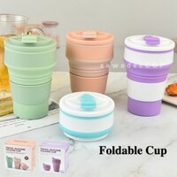 Silicone Cốc Uống Nước Bằng Silicon Có Thể Gấp Gọn Tiện Dụng Dung Tích 350ml 500ml