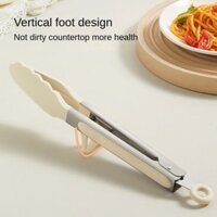 Silicone Kẹp thực phẩm kẹp chịu nhiệt độ cao thép không gỉ