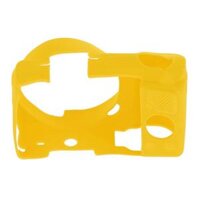 Silicone Protective Housing Camera Fullbody Shell Cover fr Sony A5100 Black - Yellow