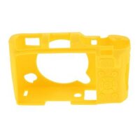 Silicone Rubber Camera Case Full Body Protective Cover Skin for Fuji XA3  XA10 - Yellow