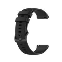 Silicone Strap Watch Band for Garmin Vivoactive 3 Music - 1 black