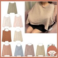 Silin Cho Bé Ăn Điều Dưỡng Có Mẹ Cho Con Bú Khăn Điều Dưỡng Có Thể Điều Chỉnh Riêng Tư Tạp Dề Ngoài Trời Mềm Cotton Điều Dưỡng