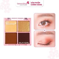 Silky Girl Phấn mắt Bloom Shadow Quad 6.4g