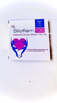 Siloflam 100 (Sildenafil 100mg) FLAMINGO H/4v điều trị rối loạn cương dương