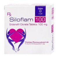 Siloflam 100mg Flamingo 1 vỉ x 4 viên – Điều trị rối loạn cường dương