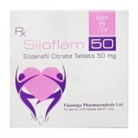 Siloflam 50mg Flamingo Hộp 1 vỉ x 4 viên - Điều trị rối loạn cường dương