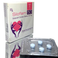 Siloflam 50mg - Thuốc cường dương của Ấn Độ 4 viên - Trị rối loạn cương dương