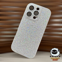 SILVER Ốp kim tuyến lấp lánh cầu vồng slimcase bảo vệ cụm camera cho iPhone 14 15 16 Promax