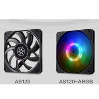 Silverstone AS120 AS140 Air Slimmer 120mm 140mm quạt PWM ARGB cho vỏ PC và bộ làm mát và tản nhiệt