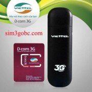 Sim 3g Viettel Dcom 3g 10Gb cả 12 tháng dung lượng lớn