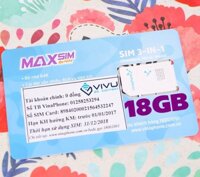 Sim 3G Vinaphone 9.6GB tốc độ cao dùng 12 tháng, sim bến thành