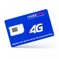 SIM 4G 10 số  MAX DATA Mobifone F120WF