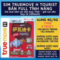Sim 4G 5G Thái Lan - Có Sẵn Data Và 100Bath 15 ngày - Sim Du Lịch Và Công Tác Thái Lan