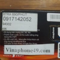 sim 4G đầu số của Vinaphone