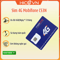 Sim 4G Mobifone CS3N – Tặng 6GB/Ngày – Trọn Gói 03 Tháng