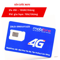 Sim 4G Mobifone Đã Đăng Ký THông Tin SIm Lắp Dùng Luôn Đăng Kí Gói Cước Giá Rẻ