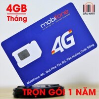 Sim 4G Mobifone F500 Trọn Gói 1 Năm (4GB/Tháng)