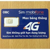 Sim 4G Mobifone KHÔNG GIỚI HẠN LƯU LƯỢNG DATA