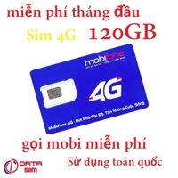 Sim 4G mobifone local 120GB nội mạng miễn phí có sẵn tháng đầu