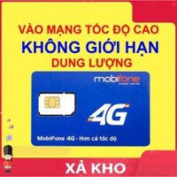 Sim 4G - Mobifone max băng thông