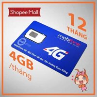 Sim 4g mobifone miễn phí sử dụng 1 năm tốc độ cao Mua về có mạng dùng luôn Sử dụng trên toàn quốc