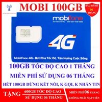 Sim 4G Mobifone MOBI 100GB(có eSIM) SỬ DỤNG 12 THÁNG KHÔNG PHẢI NẠP TIỀN