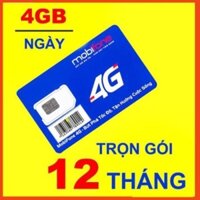 Sim 4G Mobifone Trọn Gói 1 Năm Không Nạp Tiền MDT250A và MDT135A (SIÊU SALE)