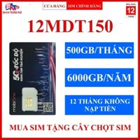 SIM 4G MOBIFONE TRỌN GÓI 1 NĂM KHÔNG NẠP TIỀN MDT255 MDT350 12MDT150 12MDT50 100GB