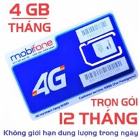 sim 4g mobifone trọn gói 1 năm