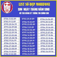 Sim 4G Năm Sinh, Sim Sinh Nhật , Đăng Ký Các Gói Cước 4G, Nghe Gọi Mobifone