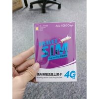 Sim 4G quốc tế Tour 5 nước SINH -MÃ-INDO-CAM-THAI