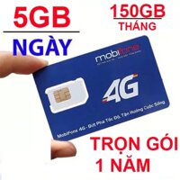 Sim 4G - Sim 4G Mobiphone 150gb-Sim miễn phí 12 tháng- 6Fd50HN tặng thêm 6tháng/chỉ dùng khu vực Hà Nội