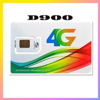 Sim 4G Viettel D900 Trọn Gói 12 Tháng (7GB x 12 Tháng ) - Sim D900 [bonus]