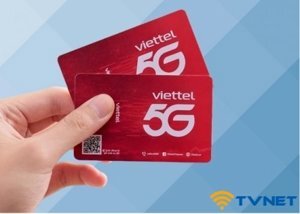 Sim 4G Viettel dùng miễn phí 1 năm tốc độ cao 5GB/tháng