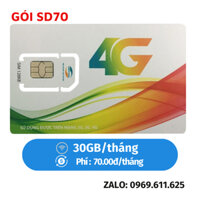 SIM 4G VIETTEL TẶNG GÓI SD70 SD120 V90B V120B V150B V200B FREE data truy cập - NGHE GỌI MIỄN PHÍ - QUÁ RẺ