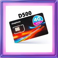 Sim 4G Vina D500 Trọn Gói 1 Năm (5GB/Tháng) [bonus]