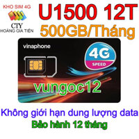SIM 4G VINA U1500 D159V VD149 VD89P TD49 FHAPPY D500 THAGA6014 THÁNG