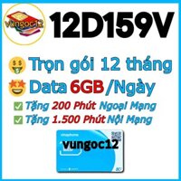 sim 4G vina VD89P BIG50Y VD149 12VD159V D89Y TD49 VÀ FHAPPY U1500 500GB/TXÀI DATA VÀ GOI MIỄN PHÍ 1 NĂM