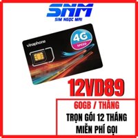 Sim 4G Vinaphone 12VD89 - 12VD149 - D500 - FHAPPY Trọn Gói 1 Năm Không Cần Nạp Tiền - SIM NGỌC MAI