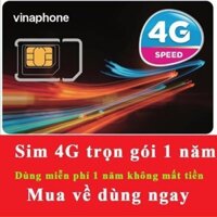 Sim 4G Vinaphone chọn gói 1 năm