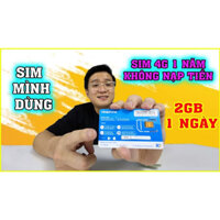 Sim 4G Vinaphone F-HAPPY Tặng 2GB/ngày Trọn Gói 12 Tháng, Miễn Phí 1000 Phút Gọi Hàng Tháng