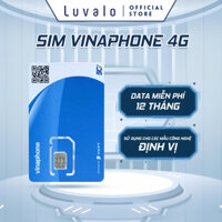 Sim 4G Vinaphone sim sử dụng định vị gps xe máy ô tô trẻ em Free 12 Tháng Luvalo